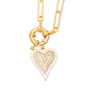 Coming Soon Gold Heart Pendant Necklace