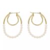 New Pearl Hoop Earrings
