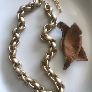 New Matte Gold Necklace