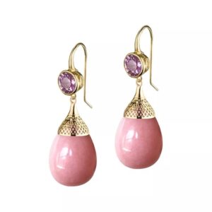 New Pink Drop Earrings