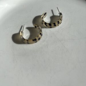 New Leopard Hoop Earrings