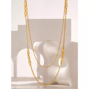 Long Sweater Chain Necklace